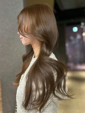 ペレ 原宿(PELE) ダブルカラー/ケアブリーチ/羽エクステ/原宿