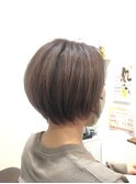 40代50代60代/ショートボブ/丸みボブ/大人ショート