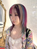 ローエ バイ デコ(Rohe by DECO)&nbsp;【廣川】デザインカラー/レインボー/mixカラー/ランダムデザイン