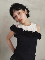 ヒュージ 三軒茶屋(huge)&nbsp;レイヤーボブ/くせ毛風パーマ/顔周りカット/20代30代