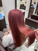 エレナ(elena)&nbsp;池袋髪質改善｜艶髪ピンクカラー時短で美髪へ導く髪質改善カラー