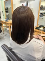 アンクル(ancre)&nbsp;艶髪ストレート×ミディアム×ボブ×エイジング毛×髪質改善