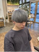 カノエ 博多ミスト店(canoe)&nbsp;【透明感グレーカラー×マッシュウルフ】