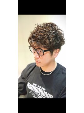 トランスサロン 吉祥寺(TRANS SALON) メンズ×２ブロック×ハードパーマ