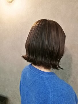 ヘアアンドスパ メロウ(hair and spa mellow) ハイライトボブ