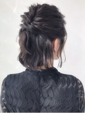 ヘアーアンドスパ フェリーチェ ミチ 野田屋町店(HAIR&SPA felice MICHI) 大人ミディ×アレンジ