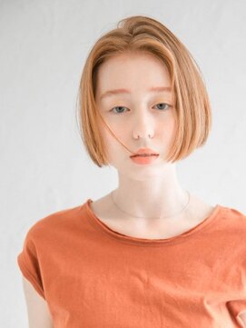 アース 荻窪店(HAIR&MAKE EARTH) 切りっぱなしミニボブ スタイル