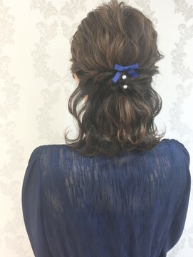 クロップ エス 湘南辻堂(crop es) 【crop es辻堂　藤田】フェミニンハーフアップ