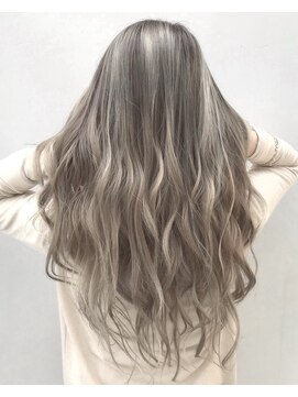 美容室もぜか堂 【もぜか堂】アッシュベージュ×バレイヤージュ風エクステ*