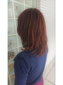 オーガニックカラーでツヤツヤローズブラウン