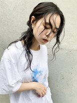 アイティー バイ アルバム 中野店(IT by ALBUM) シニヨンアレンジ_ハイライトカラーセミウェットウェーブ_7840