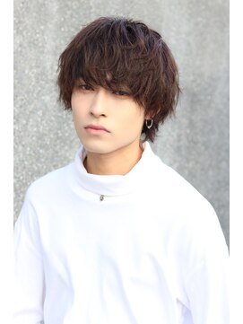 ネイビー(NAVY) 柔らか束感 美シルエット メンズショート