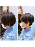 【山方　直也】ベリーショート×マッシュショート×大人かわいい