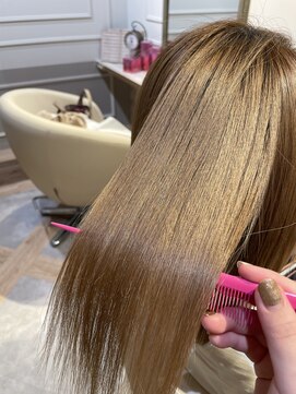 アンド ラ ブランシュ(&.La Blanche) マロンベージュ/髪質改善/大宮/大宮東口