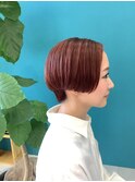 重めのショートボブ