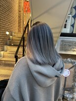 ラフ 難波店(LAFF)&nbsp;#黒髪#ボブルフ#ネビージュ#小顔#ワンレン