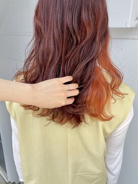 シュリット(schritt) オレンジインナーカラー！schritt mutsuki