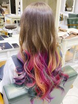 デイズ(days)&nbsp;毛先ビビッドグラデーションカラーセクションカラー