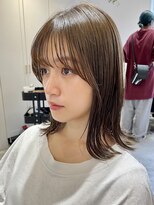 レトン 銀座(leton)&nbsp;外ハネボブ/ロブ/結べるボブ/切りっぱなしボブ/ベージュ［銀座］