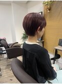 【Coach Hair Studio 新代田店】ピンク×タイトショート