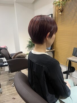 コーチ 新代田店(Coach) 【Coach Hair Studio 新代田店】ピンク×タイトショート