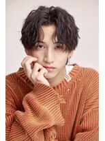 リップスヘアー 渋谷 annex(LIPPS hair)&nbsp;緩めウェーブツイストスパイラルパーマセンターパート