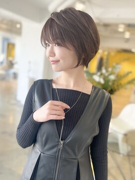 ロンドエニカ 大宮(Lond enika) 前髪パーマアッシュカラーレイヤーロンググレーベージュ[大宮]