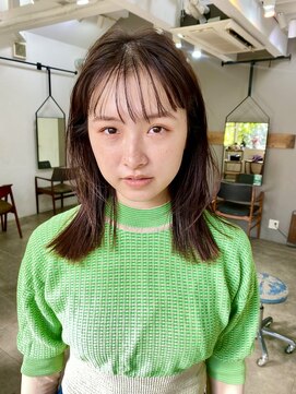 ユイル(Uil) 似合わせ小顔ボブ×ブリーチカラー デザインカラー