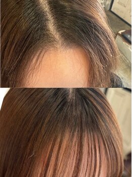 ミルシー(millci)の写真/前髪の浮き,割れなど生え癖でお悩みの方へ。クロスパーマxリセッターカットでボリュームと生え癖を徹底改善
