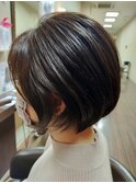 30代40代50代イメチェンショートニュアンスカラー