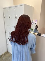 ガーランドウメダ(Garland umeda)&nbsp;【ブリーチ1回】ピンクレッド♪  Sayaka