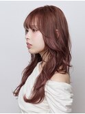 【MONA】チェリーピンク/カシスピンク/ロングレイヤー