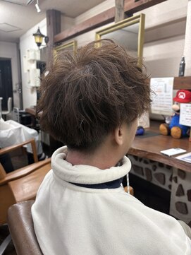 アート(art) 刈り上げマッシュ/ツイストスパイラルパーマ/スパイラルパーマ