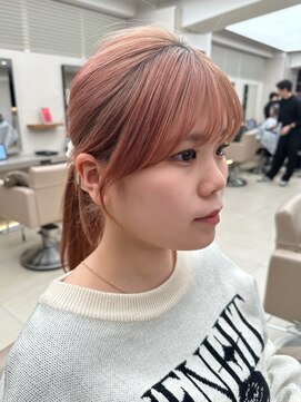 ピークアブー ワン(PEEK-A-BOO ONE) #顔まわりカット#おくれ毛カット#結んでも可愛い顔まわり