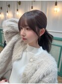 イメチェン外ハネボブ美髪ワイドバング/レイヤーカット顔周り