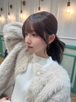 ロンドジェネルーズ 柏(Lond generous)&nbsp;イメチェン外ハネボブ美髪ワイドバング/レイヤーカット顔周り