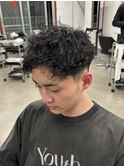 ショート無造作パーマ