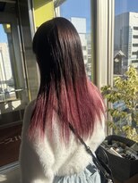 ガルボ ヘアー(garbo hair) ブリーチ 10代 20代 30代 グラデーション ダブルカラー