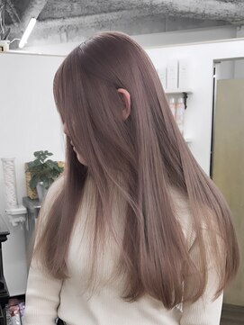 ニコ トウキョウ 渋谷(nico TOKYO) ミルクティーピンクダブルカラーケアブリーチハイトーン