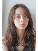 セミロング/ブラウン/似合わせ/前髪無し/【lana hair新宿】