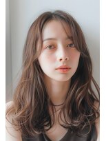 ラナ 新宿(lana)&nbsp;セミロング/ブラウン/似合わせ/前髪無し/【lana hair新宿】