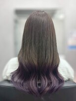 ファイブバイジエクト 堀江(FIVE by The Ect)&nbsp;グラデーションカラー/ラベンダー/裾カラー/髪質改善