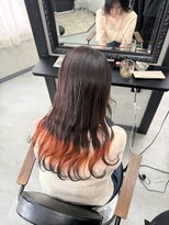 エス 天満店(esu) kr159裾カラー/エンドカラー/フォックスカラー/オレンジカラー