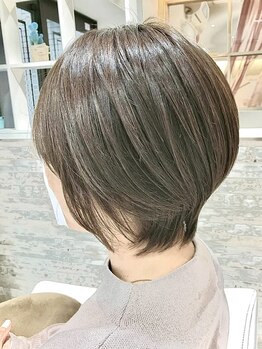 ヘアアンドネイルイミュン(Hair&Nail immune)の写真/繰り返すほどに髪がキレイになるイミュンオリジナルの髪質改善カラー★スパンの短い白髪染めにも安心[藤沢]