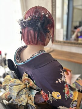 ローブ(L'aube) 成人式ヘアセット/着付け