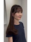 【miyon】韓国レイヤーカット×暗髪カラー×髪質改善
