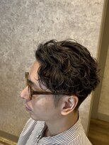 キタセンジュバーバー バイ ティーズ(KITASENJU BARBER by T's)&nbsp;大人　シャドウパーマ