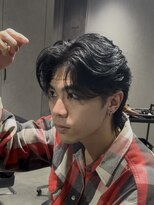 テクト バイアッシュ 吉祥寺店(Tect by Ash)&nbsp;ニュアンスパーマフェザーパーマセンターパートテーパーフェード