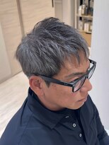 バース 梅田中崎町店(BIRTH)&nbsp;50代40代白髪ぼかしシルバーメッシュバレイヤージュ