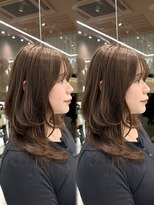 グローアイヴィ 大宮(GLROW IVY)&nbsp;セミロングハッシュお客様スタイル